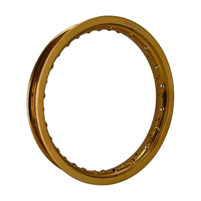 Oro Ultima Anodizzazione Retro 14x1.40 Ruote di moto