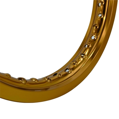 Oro Ultima Anodizzazione Retro 14x1.40 Ruote di moto