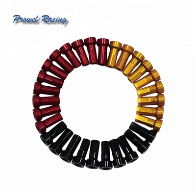 Parti di motociclette Spoke e capezzoli in acciaio colorato al carbonio con materiale in acciaio inossidabile