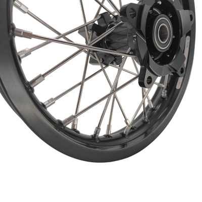 Perfetta sostituzione di Pitbike Kid's Wheels Set per KTM 65 SX 2002-2024 Argento Nero