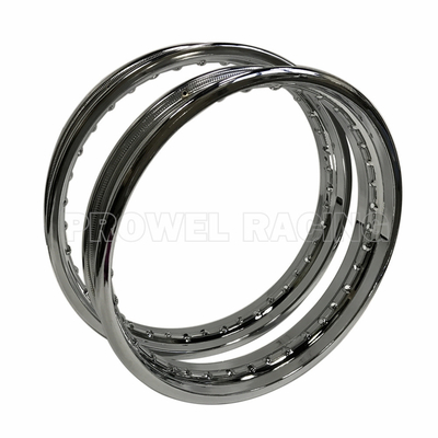 Cerchioni di moto di acciaio 2.15x18 Cerchioni di acciaio cromato