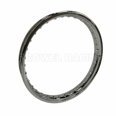 1.60x18 in acciaio inossidabile Motocicletta Spoke Rim in argento