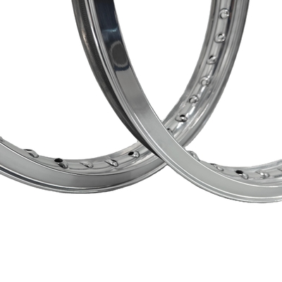 H 1.85-19&quot; 36HOLES 40HOLES Akront stile Valanced alloy motocicletta cerchi lucidati colore