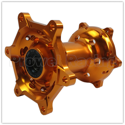 Precisione CNC Machined Orange MX Front Rear Wheels Hubs Set per KTM 125-530 2003-2017