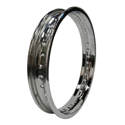WM 1,85-18&quot; 36 buchi Motociclo Cerchiera in acciaio cromo