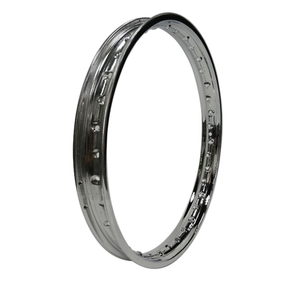 Chopper Bobber Motorcycle 2.15-18&quot; 36 buchi Acciaio Ruota anteriore Cerchio 40 buchi Cerchio cromato