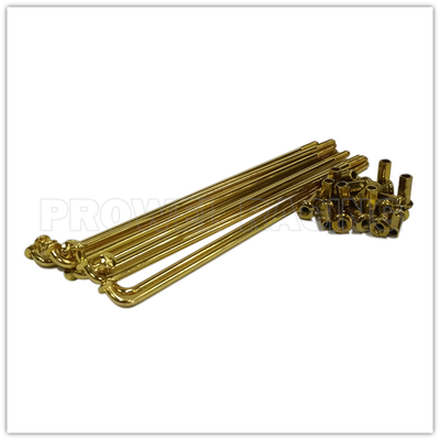 Spoke e capezzoli in ottone rivestiti di nero per motori 8G 9G 10G