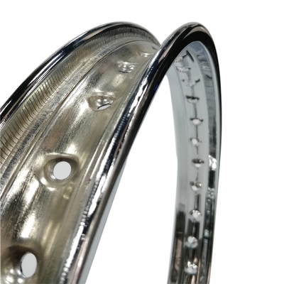 Chopper Bobber Motorcycle 2.15-18&quot; 36 buchi Acciaio Ruota anteriore Cerchio 40 buchi Cerchio cromato