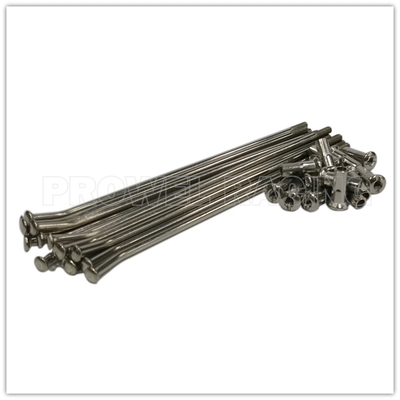 Spoke e capezzoli in ottone rivestiti di nero per motori 8G 9G 10G