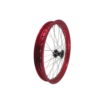 16 pollici ruote rosse motociclette cerchi e set di ruote legato di alluminio per prestazioni ottimali