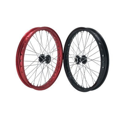 10 12 14 16 17 18 19 21 Ruote da moto da 23 pollici con anodizzazione e logo personalizzato