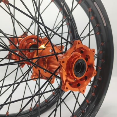 Sostituire/riparare anodizzante nero 21/18 Enduro ruote per KTM EXC 125-530CC 2003-2023