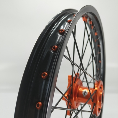 Sostituire/riparare anodizzante nero 21/18 Enduro ruote per KTM EXC 125-530CC 2003-2023