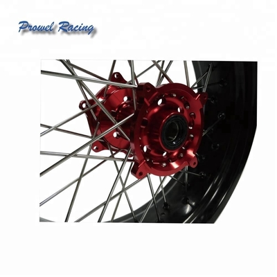 Aluminico 6061 T6 Motociclo Motocross Supermoto Leggia Ruota Rim SIZE 5.0x17 per il vostro