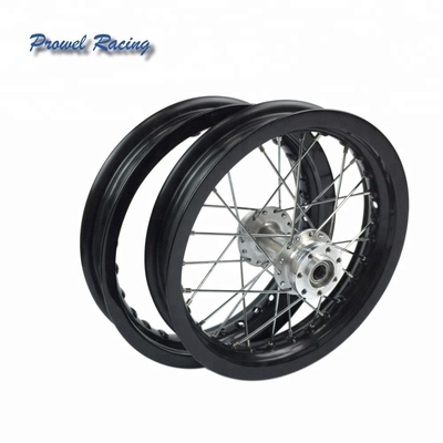 Alumini 6061 T6 Pit Bike Wheel Set 1.60x12 per un'esperienza di guida superiore