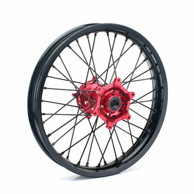 Sette di ruote CRF per CRF250R 2014-2022 e CRF450R 2013-22 dotate di spighe in acciaio inossidabile di grado 304