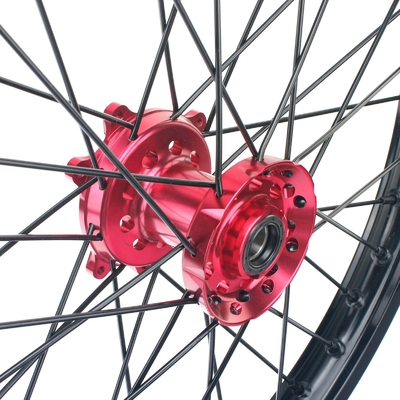 Sette di ruote CRF per CRF250R 2014-2022 e CRF450R 2013-22 dotate di spighe in acciaio inossidabile di grado 304