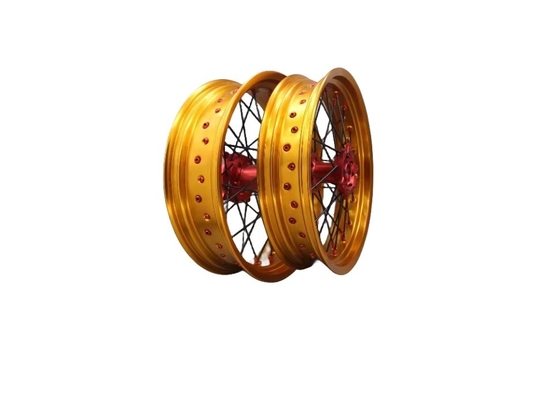 17" Leggio di alluminio 7S-T6 Ruote per moto Color personalizzabili