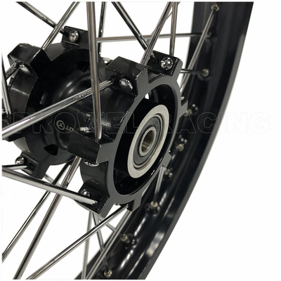 Aluminico 6061 T6 Pit Bike Ruota completa Ideale per la sostituzione / riparazione nelle corse per bambini