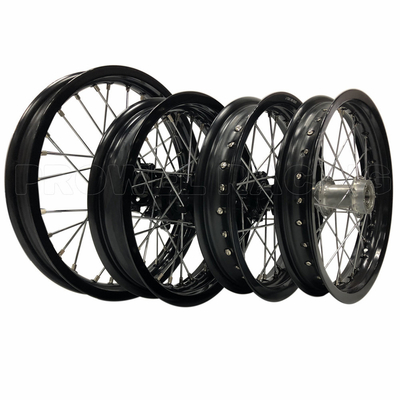 Top-Notch Rear Rim Dimensioni 1.85X12 Black Pit Bike Motocicletta Spoke Wheel Set per CRF150