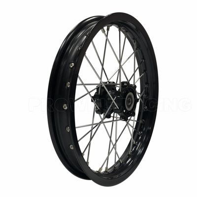Top-Notch Rear Rim Dimensioni 1.85X12 Black Pit Bike Motocicletta Spoke Wheel Set per CRF150