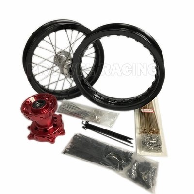 Fermato nero 1.60x14' ruote in lega di motocicletta per pitbike Materiale in alluminio 6161-T6