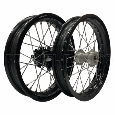 Fermato nero 1.60x14' ruote in lega di motocicletta per pitbike Materiale in alluminio 6161-T6