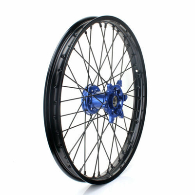 2006-2009 Yamaha YZ250F YZ450F Blue Hub Front 21&quot; Rear 19&quot; Complete Wheels Set Rim