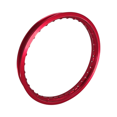 Ruote di motociclette in lega di tipo H polacco rosso 1.85-18 per costruzioni durevoli