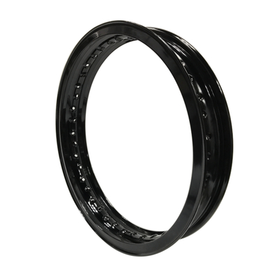 40 fori WM3 2.15-18 &quot;Inch Valanced Alloy Motorcycle Wheel Rim per biciclette vintage nere