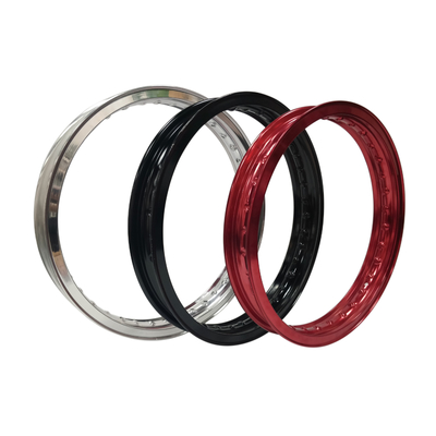 40 fori WM3 2.15-18 &quot;Inch Valanced Alloy Motorcycle Wheel Rim per biciclette vintage nere