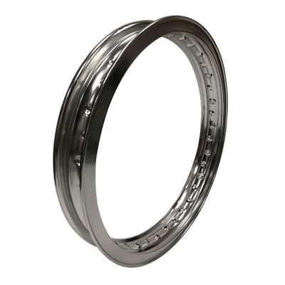 40 fori WM3 2.15-18 &quot;Inch Valanced Alloy Motorcycle Wheel Rim per biciclette vintage nere