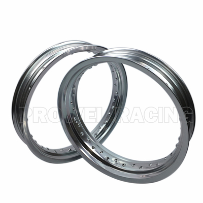 7116 T6 Cerchiera in lega di alluminio per Supermoto MT 3.50x18 in argento
