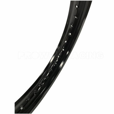 WM 1.60x18 Ringi di ruote a spirale in alluminio d'argento essenziali per motociclette da 18 pollici