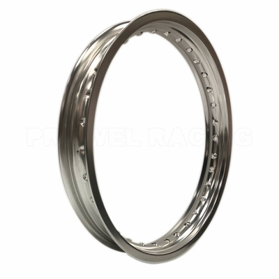 Finitura in argento WM 2.50x18 Cerchi di ruote di moto di alluminio in lega