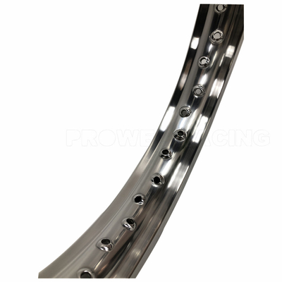 CRF 450 2.15x18 Cerchi di moto d'argento in lega di alluminio con verniciatura