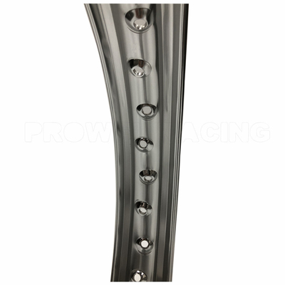 1.85x17 pollici Cerchiera in lega di motocicletta con design classico e finitura anodizzata