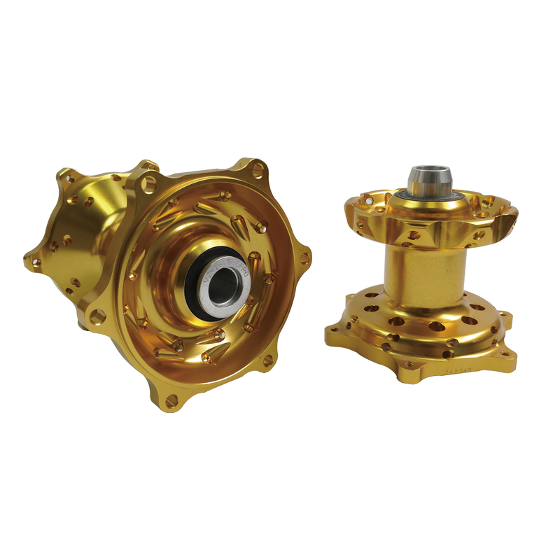 Motocicletta CNC ruote anteriori posteriori hub kit in argento per RMZ 250 07-18 RMZ 450 05-18