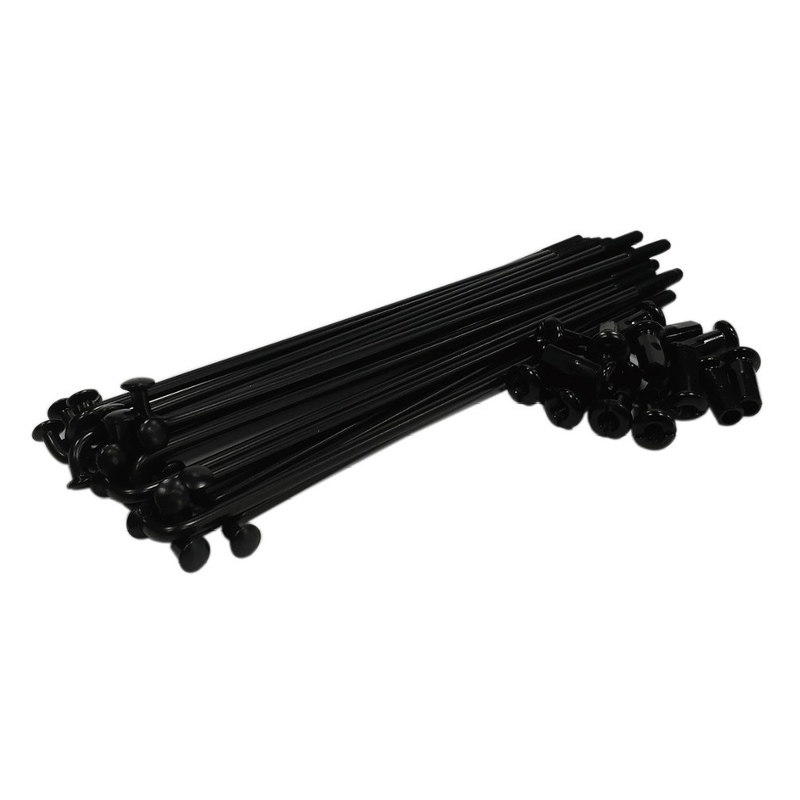 Spoke e capezzoli in ottone rivestiti di nero per motori 8G 9G 10G