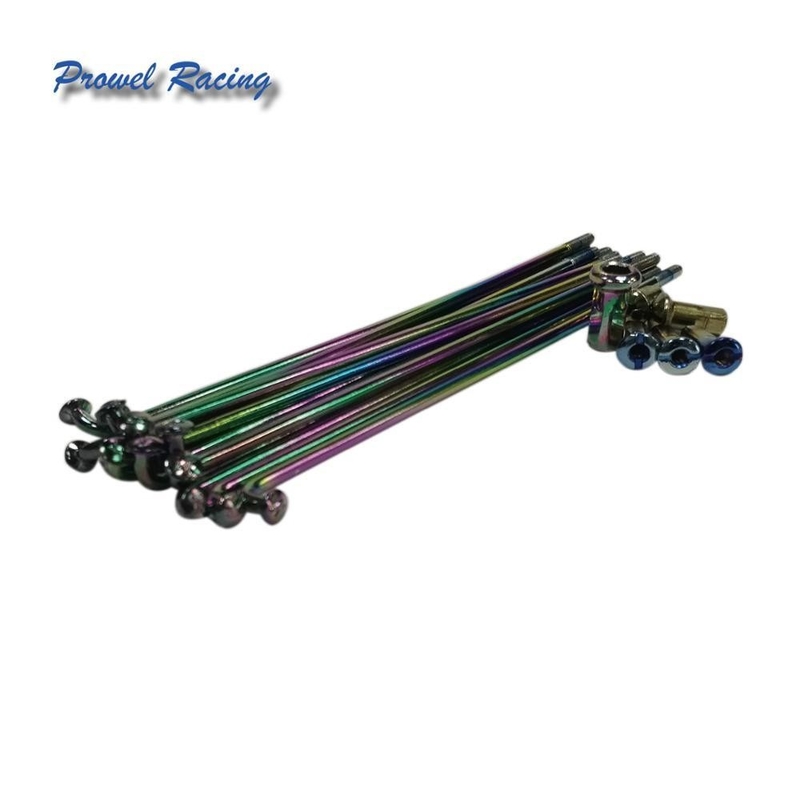 Specchi di motocicletta Nipples 8g 9g 10g per modelli fuoristrada SAE1045 Acciaio e acciaio inossidabile