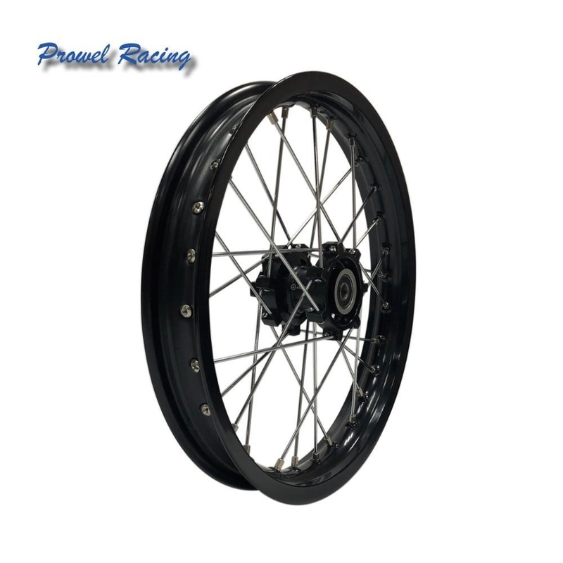 Fermato nero 1.60x14' ruote in lega di motocicletta per pitbike Materiale in alluminio 6161-T6