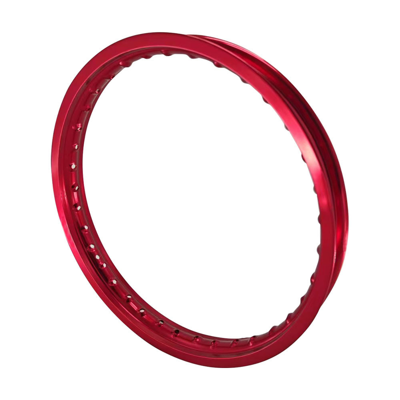 Ruote di motociclette in lega di tipo H polacco rosso 1.85-18 per costruzioni durevoli