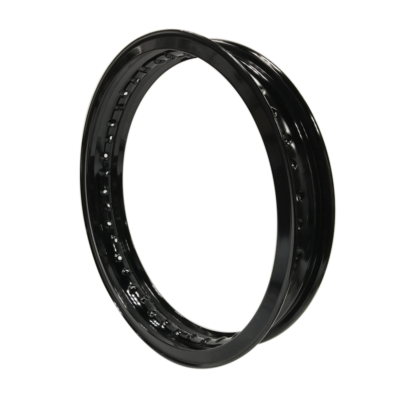 40 fori WM3 2.15-18 &quot;Inch Valanced Alloy Motorcycle Wheel Rim per biciclette vintage nere