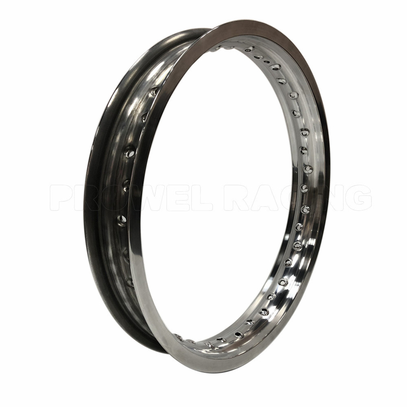 CRF 450 2.15x18 Cerchi di moto d'argento in lega di alluminio con verniciatura