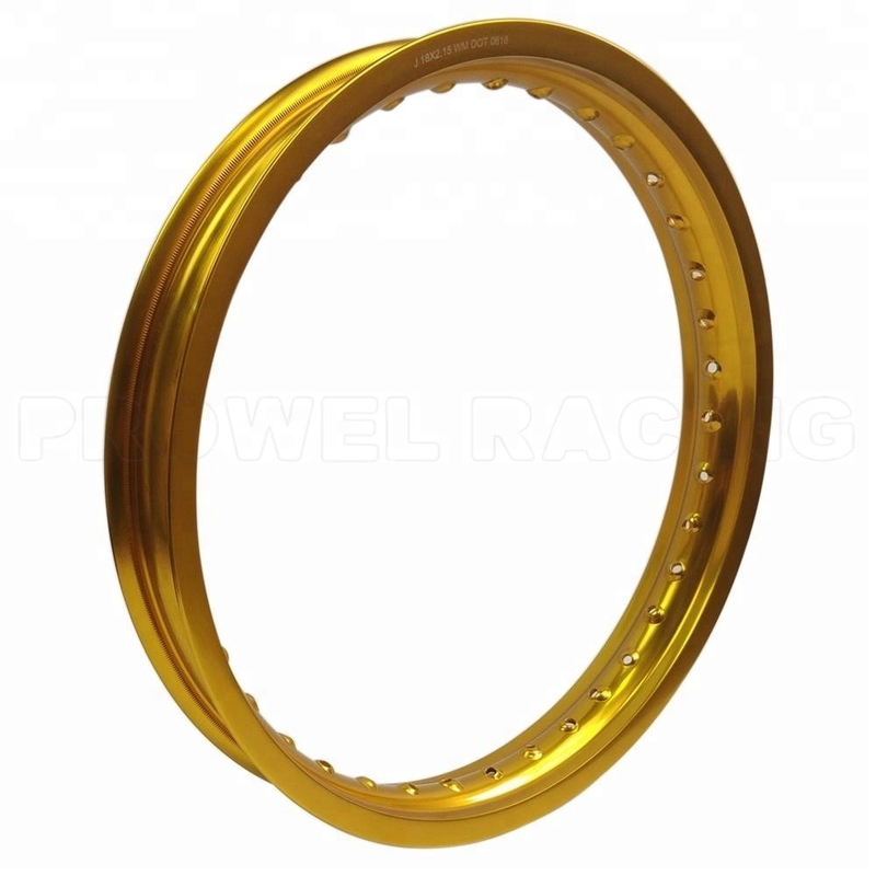 MX BLACK 18 X 2.15 36H Cerchiera posteriore per CRF125 Finita lucidatura e anodizzazione